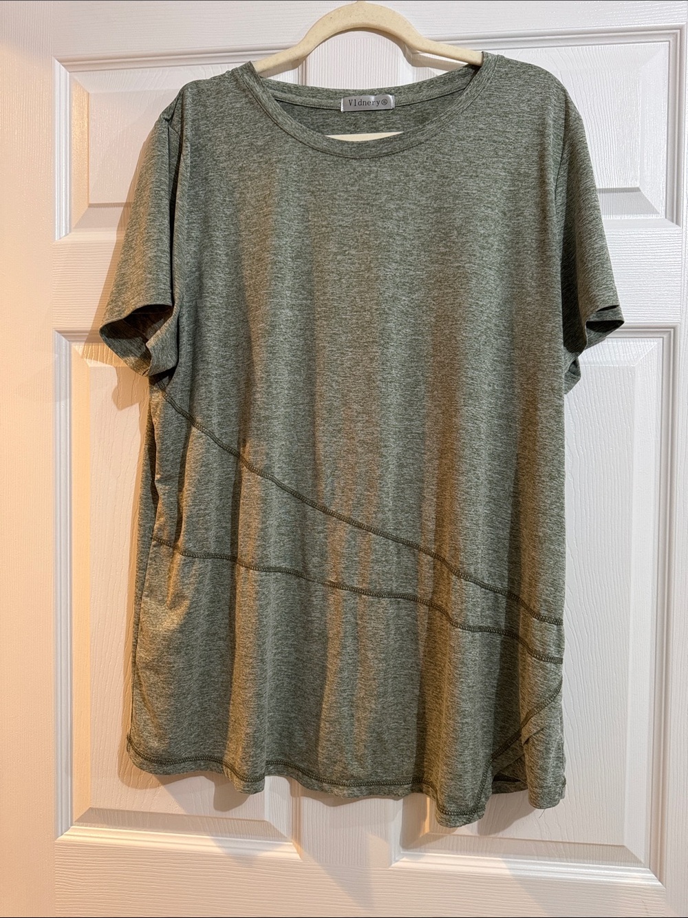Everyday Crewneck Tee in Olive Green by